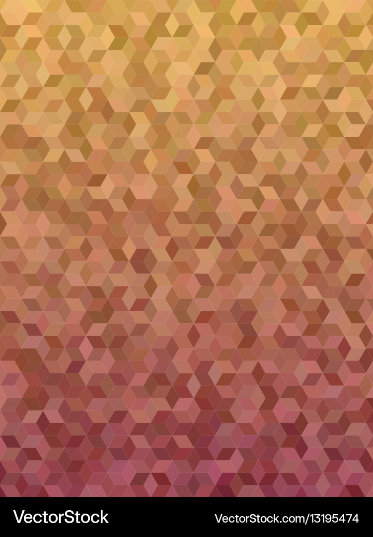 Abstract 3d cube mosaic background design Vector Image
