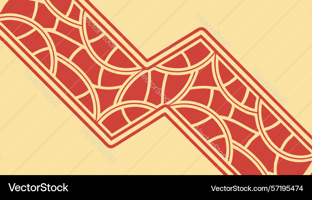 Abstract geometric zigzag pattern dynamic vector image