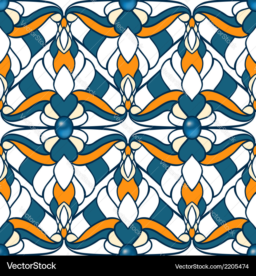 Abstract multicolored seamless pattern Vector Image
