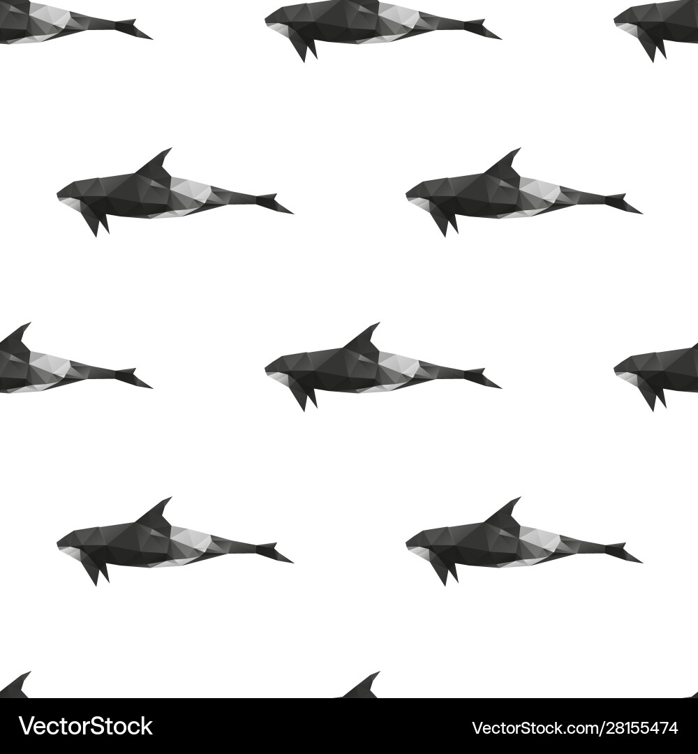 Grampus triangle shape seamless pattern background Grampus triangle shape seamless pattern background vector image
