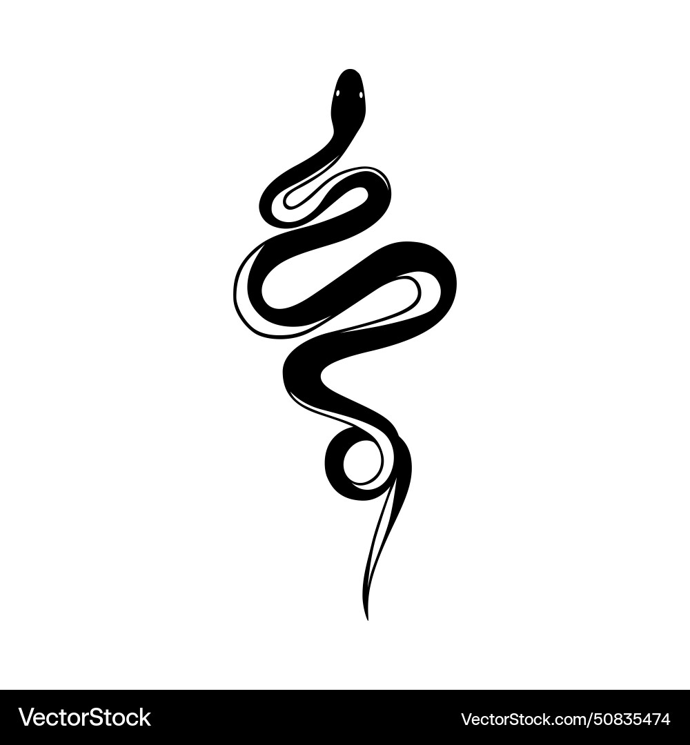 Snake icon vector image