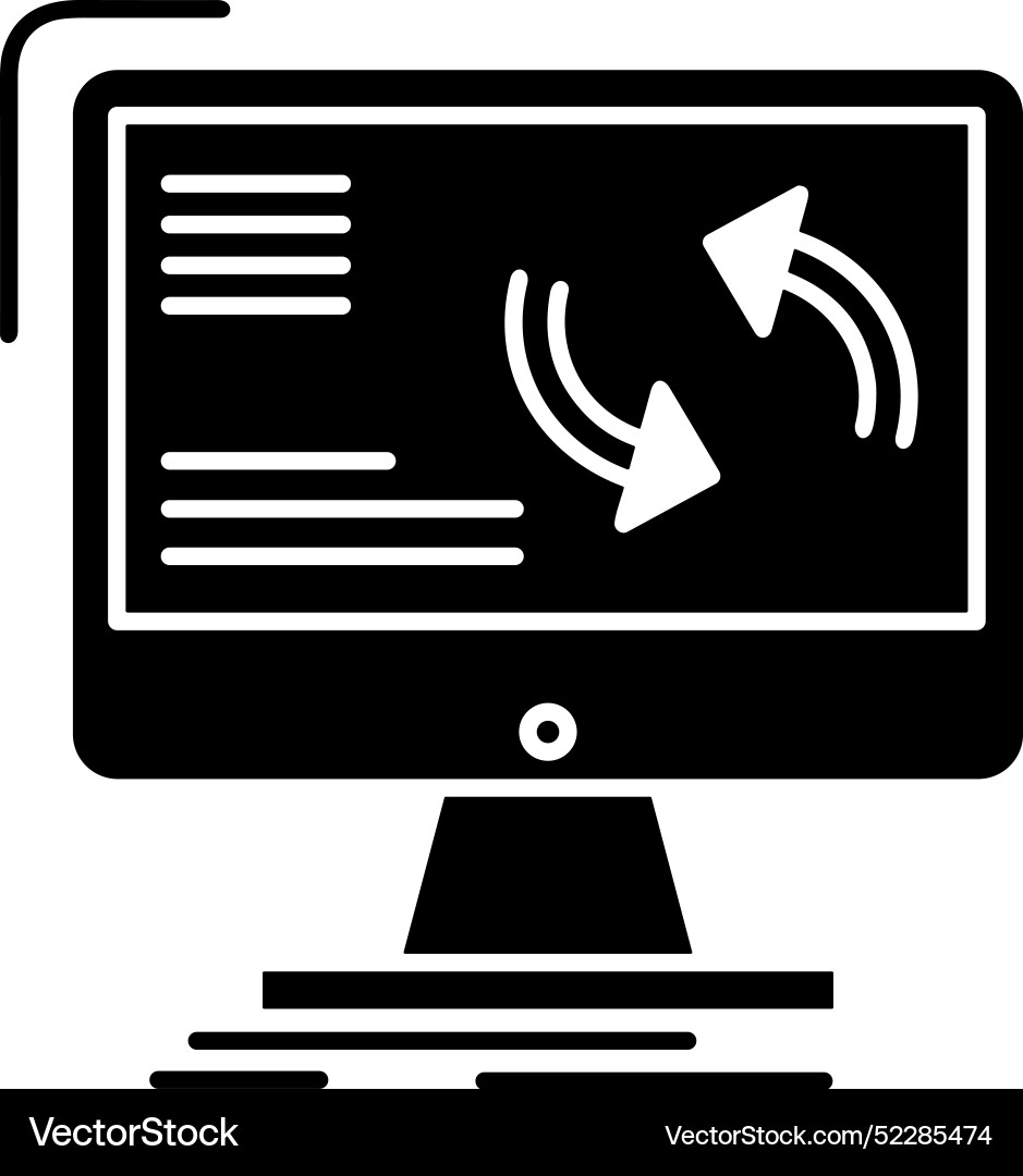 Technology and computer icon symbol image Technology and computer icon symbol image Vector Image