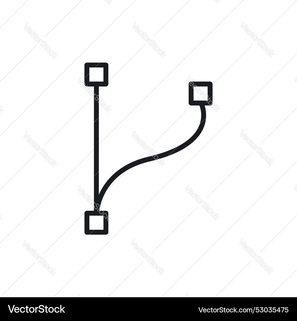Code branch icon set merge data request symbol Code branch icon set merge data request symbol vector image