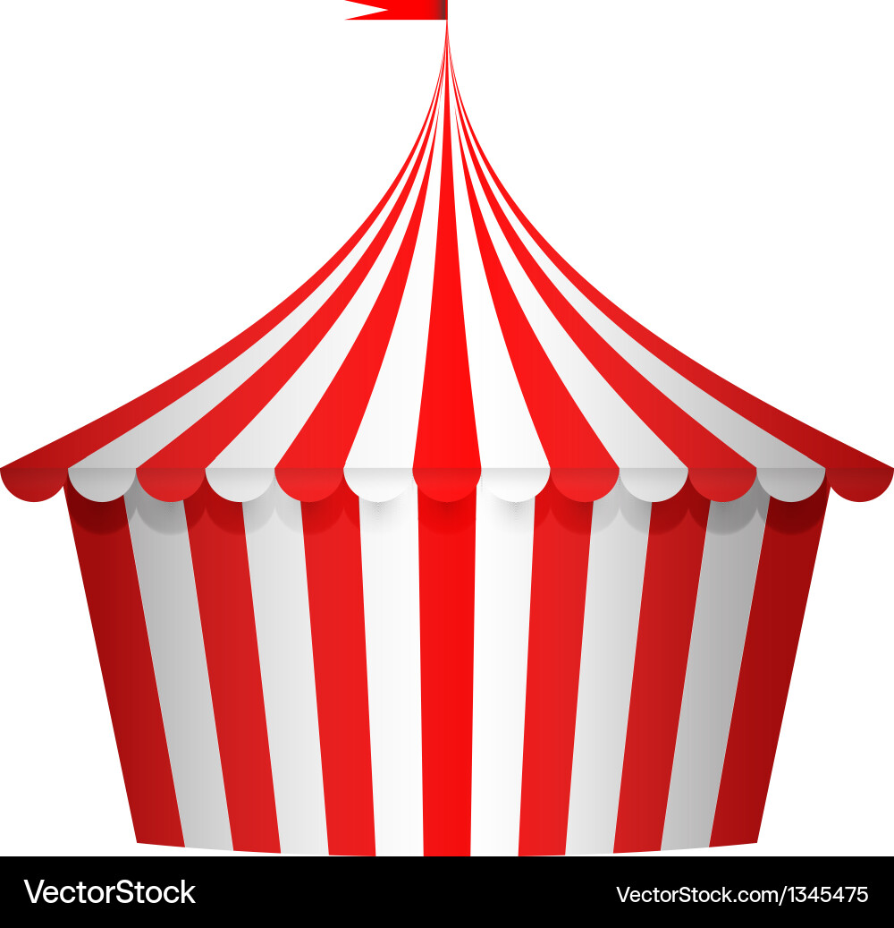 Colorful Circus Tent – Royalty-Free Vector | VectorStock, image size:1000x1037