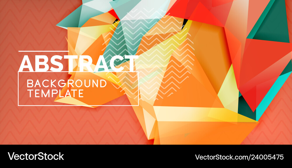 Low poly design 3d triangular shape background Low poly design 3d triangular shape background Vector Image