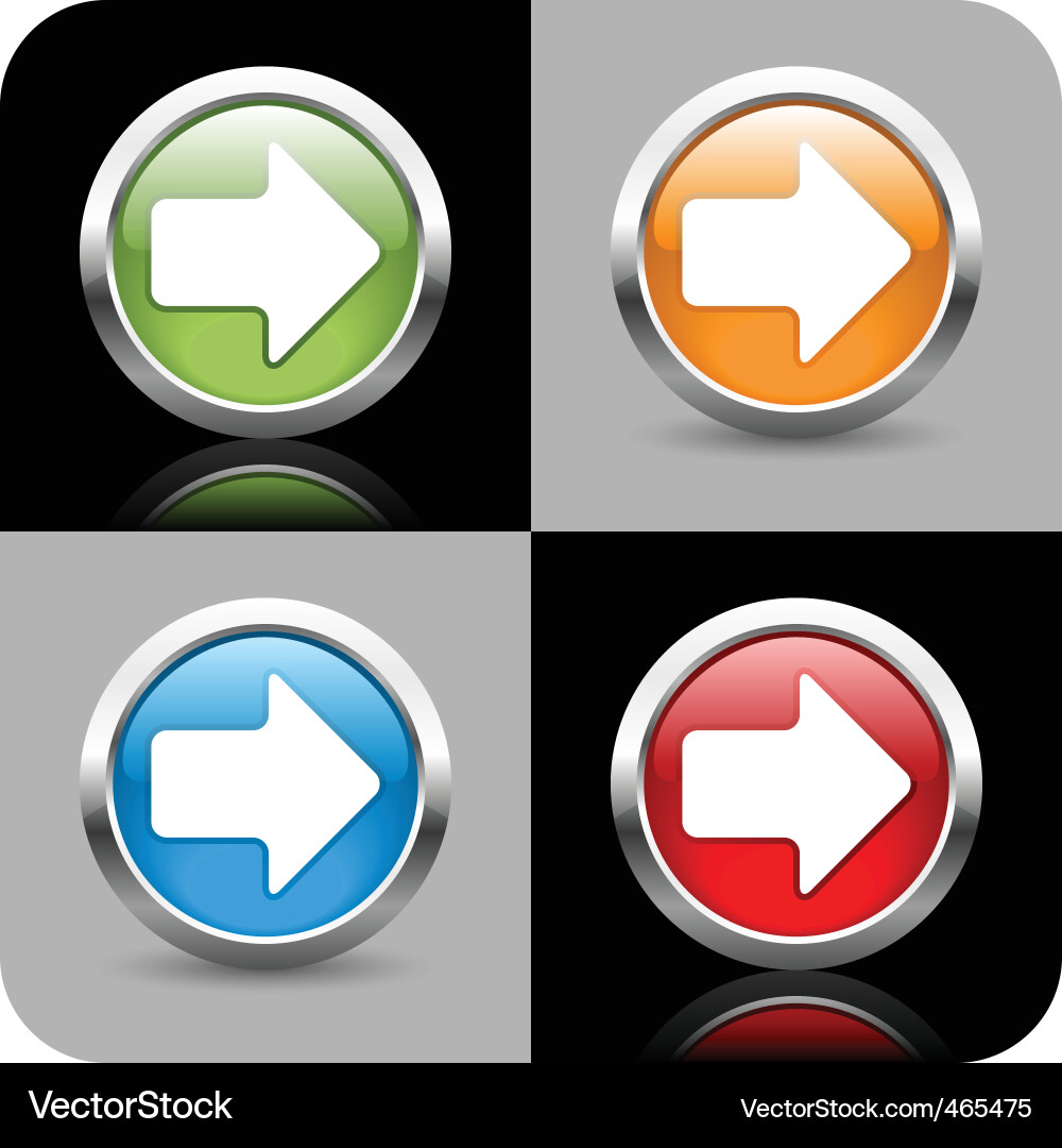 Navigation Arrow Icon Vector Image