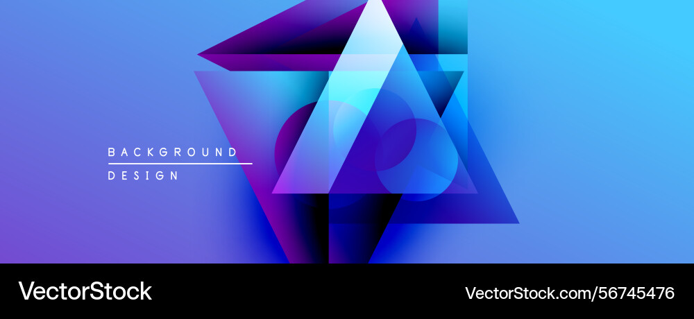 Abstract geometric shapes overlap creating Abstract geometric shapes overlap creating Vector Image