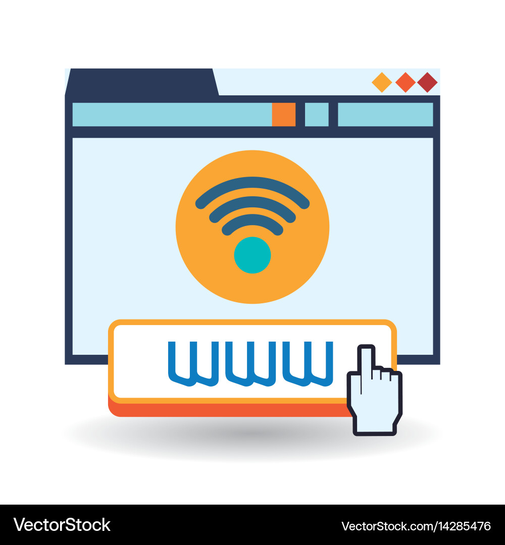 Cloud computing design media icon isolated Vector Image