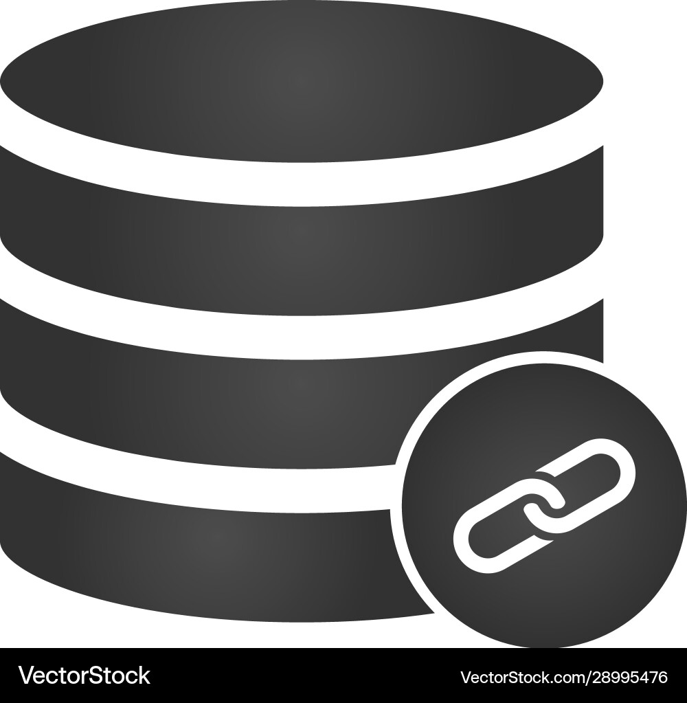Database server isolated flat web mobile icon Database server isolated flat web mobile icon Vector Image