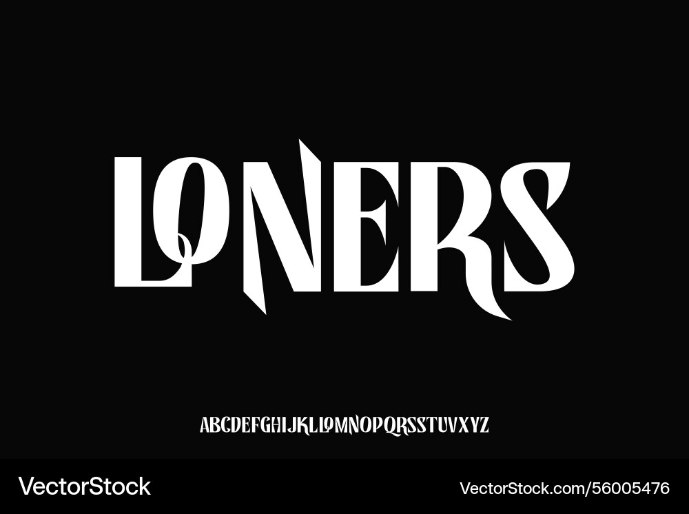 Display alphabet font design suitable Display alphabet font design suitable Vector Image