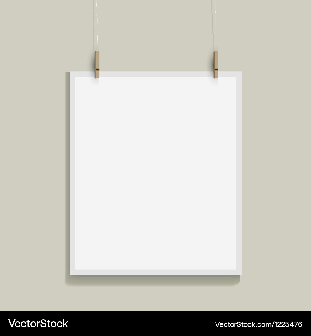 White Paper Sheet Royalty Free Vector Image - VectorStock
