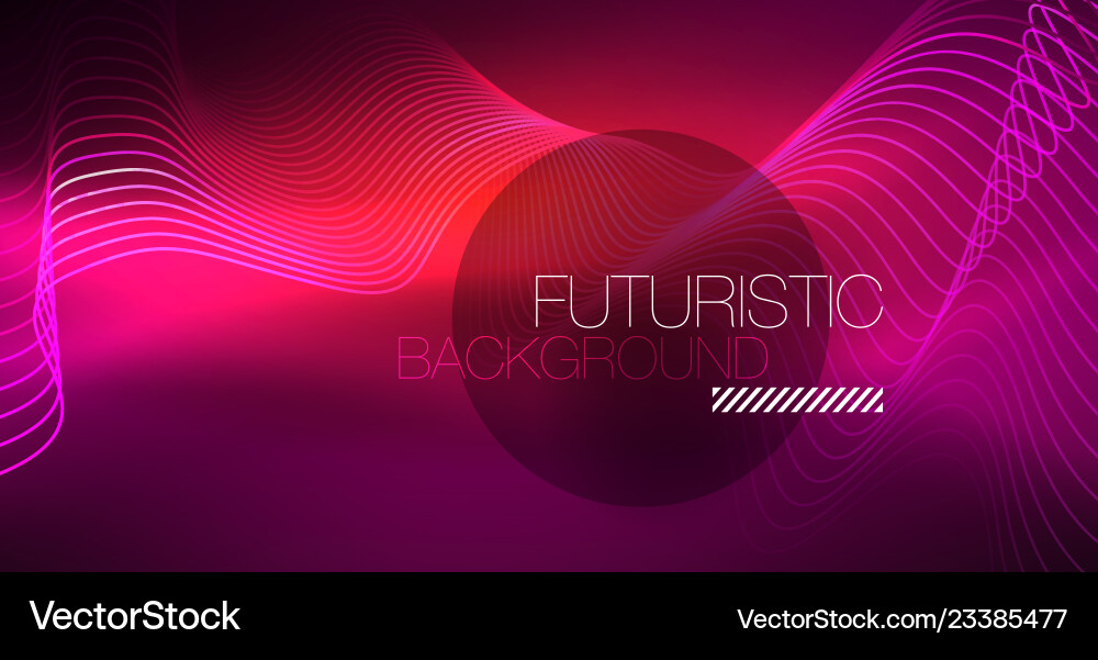 Abstract shiny glowinng color wave design element Abstract shiny glowinng color wave design element Vector Image