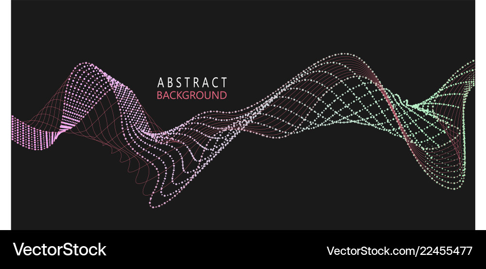 Amplitude abstract background with dynamic waves Amplitude abstract background with dynamic waves vector image