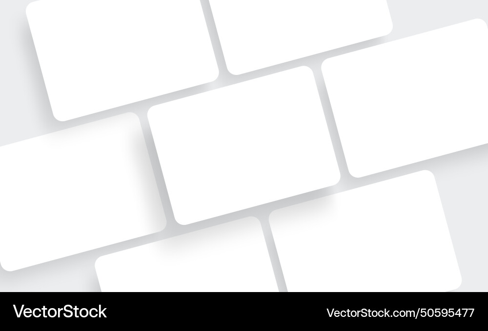 Blank tablet computers screens for showing apps vector image