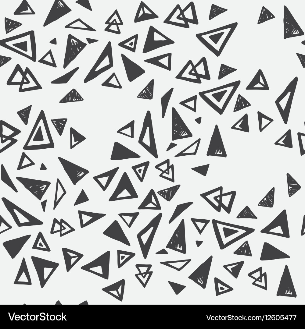 Triangular Geometric Pattern Vector Image