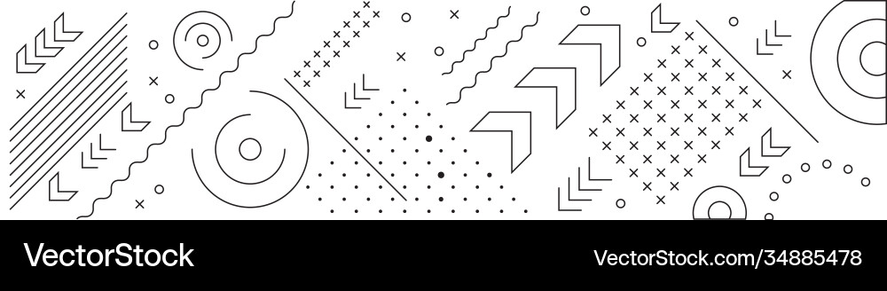 Abstract background with different geometric Abstract background with different geometric Vector Image
