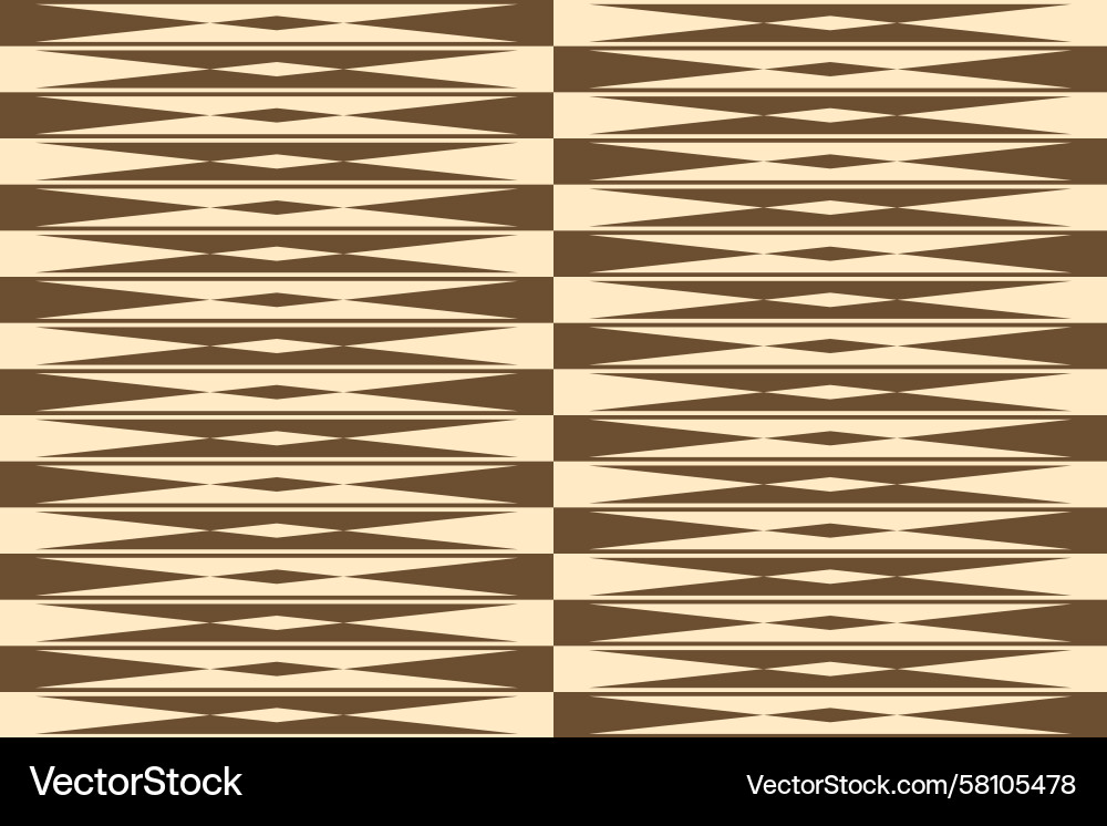 Brown Triangular Pattern Background Vector Image