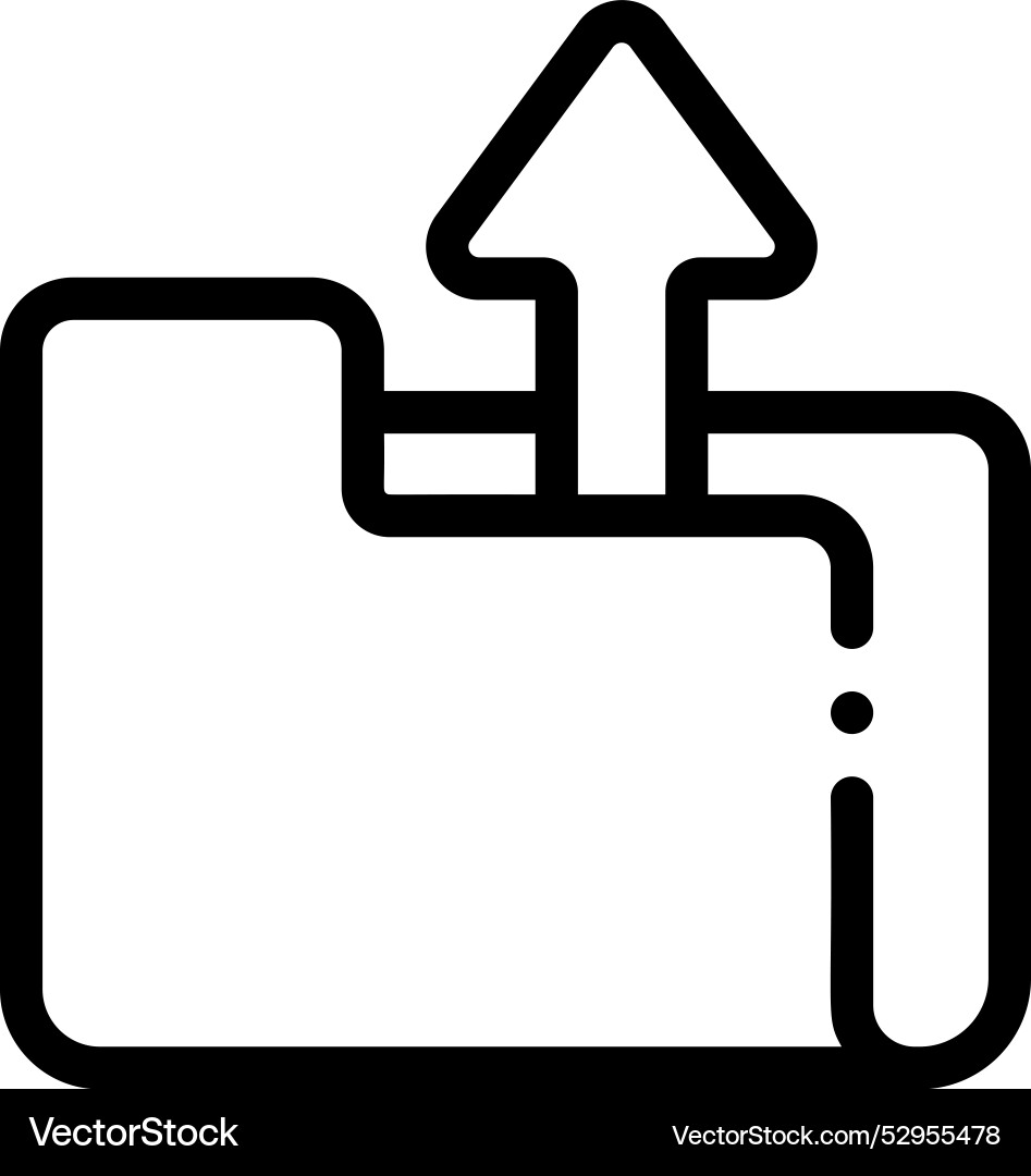 Data storage icon thin linear style design Data storage icon thin linear style design vector image