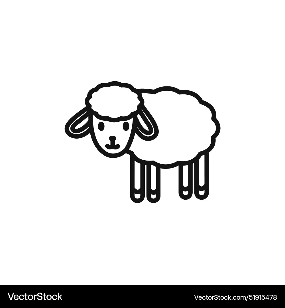 Sheep icon set collection for web Vector Image
