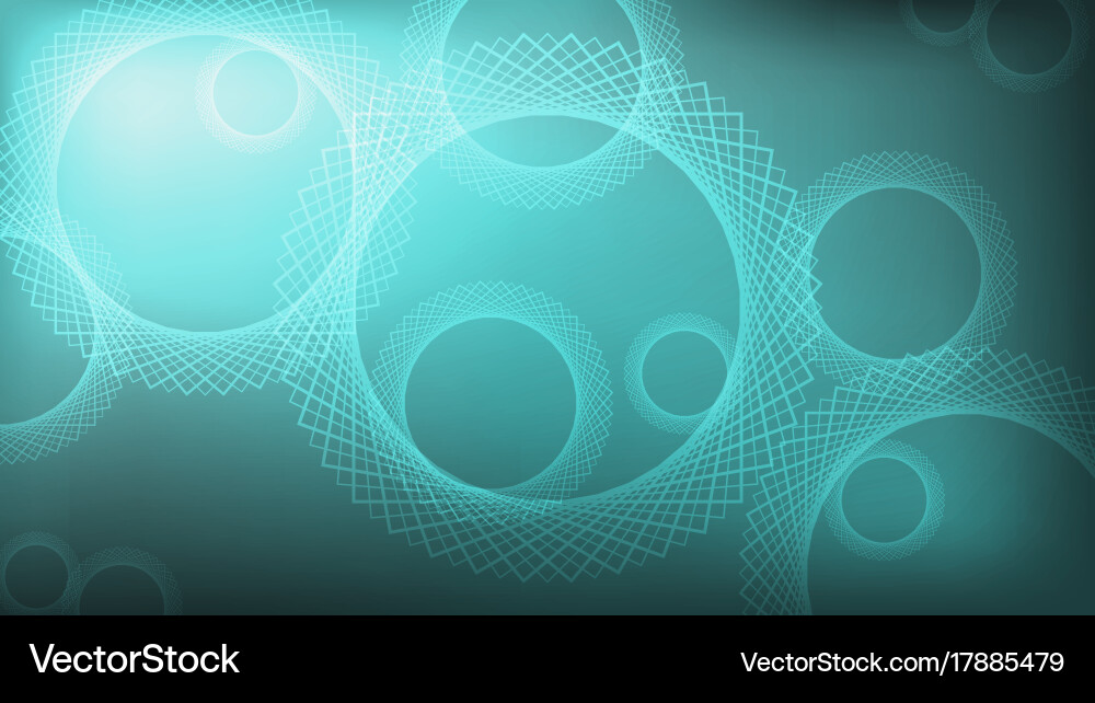 Abstract gradient background with round pattern Vector Image