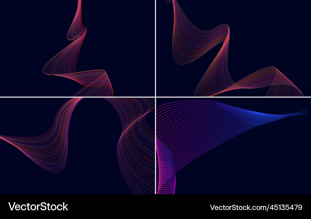 Collection of geometric minimal lines pattern set Collection of geometric minimal lines pattern set Vector Image