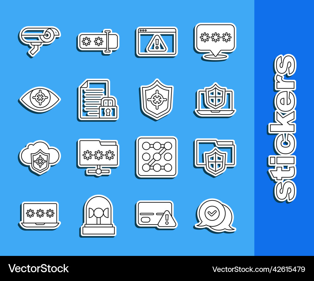 Set line check mark in speech bubble document Set line check mark in speech bubble document Vector Image
