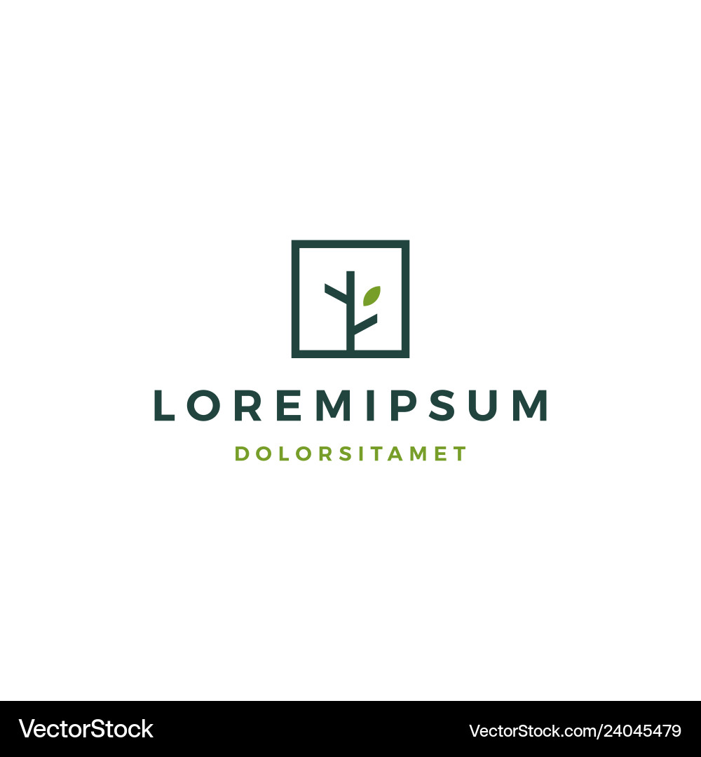 Tree logo icon Royalty Free Vector Image - VectorStock
