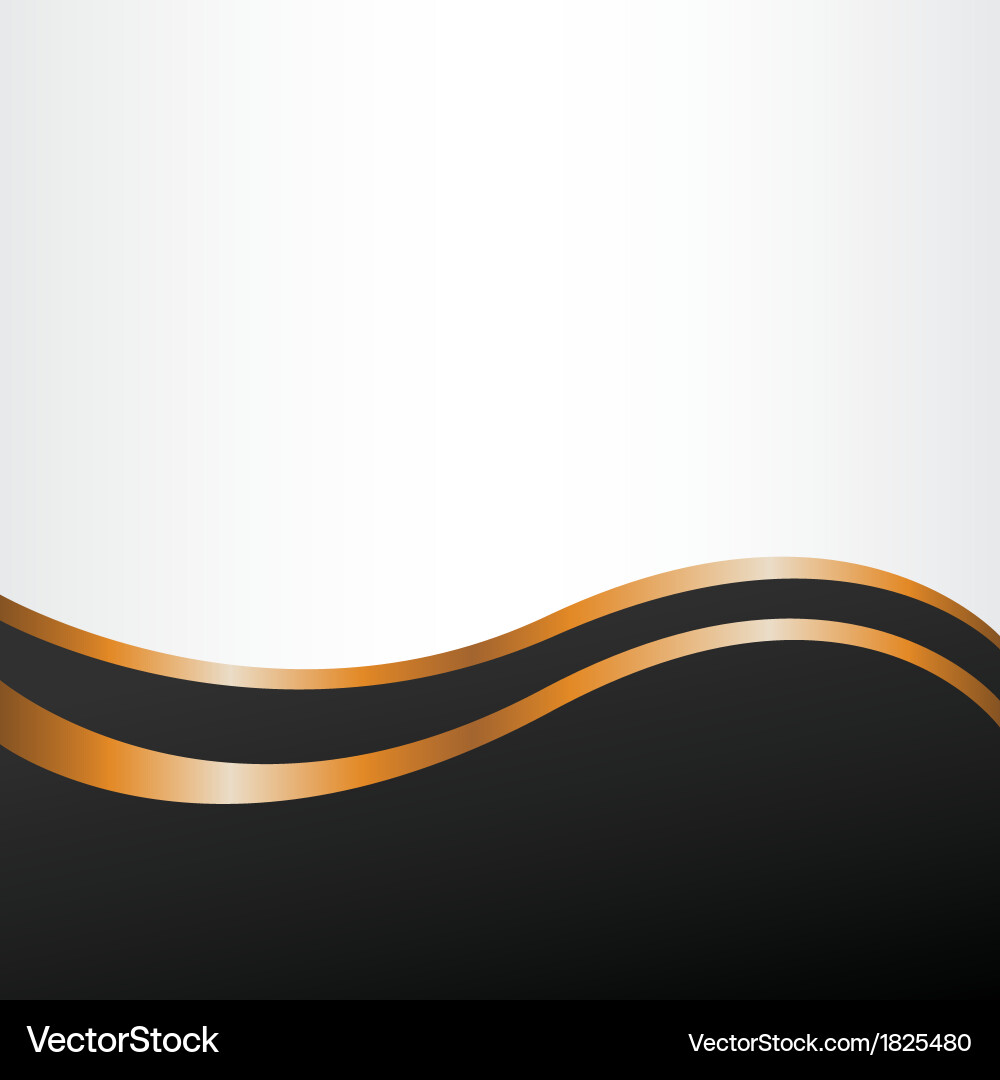 Abstract background with golden lines vector image