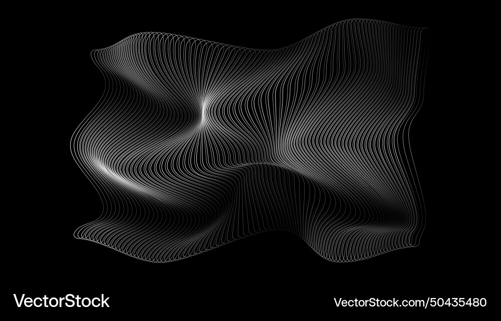 Abstract background with waving lines Abstract background with waving lines vector image