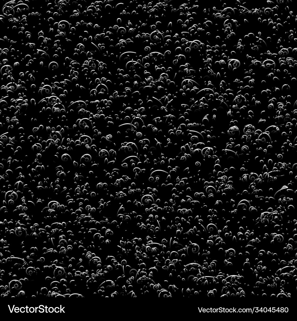 Abstract pattern with doodle and swirl Vector Image
