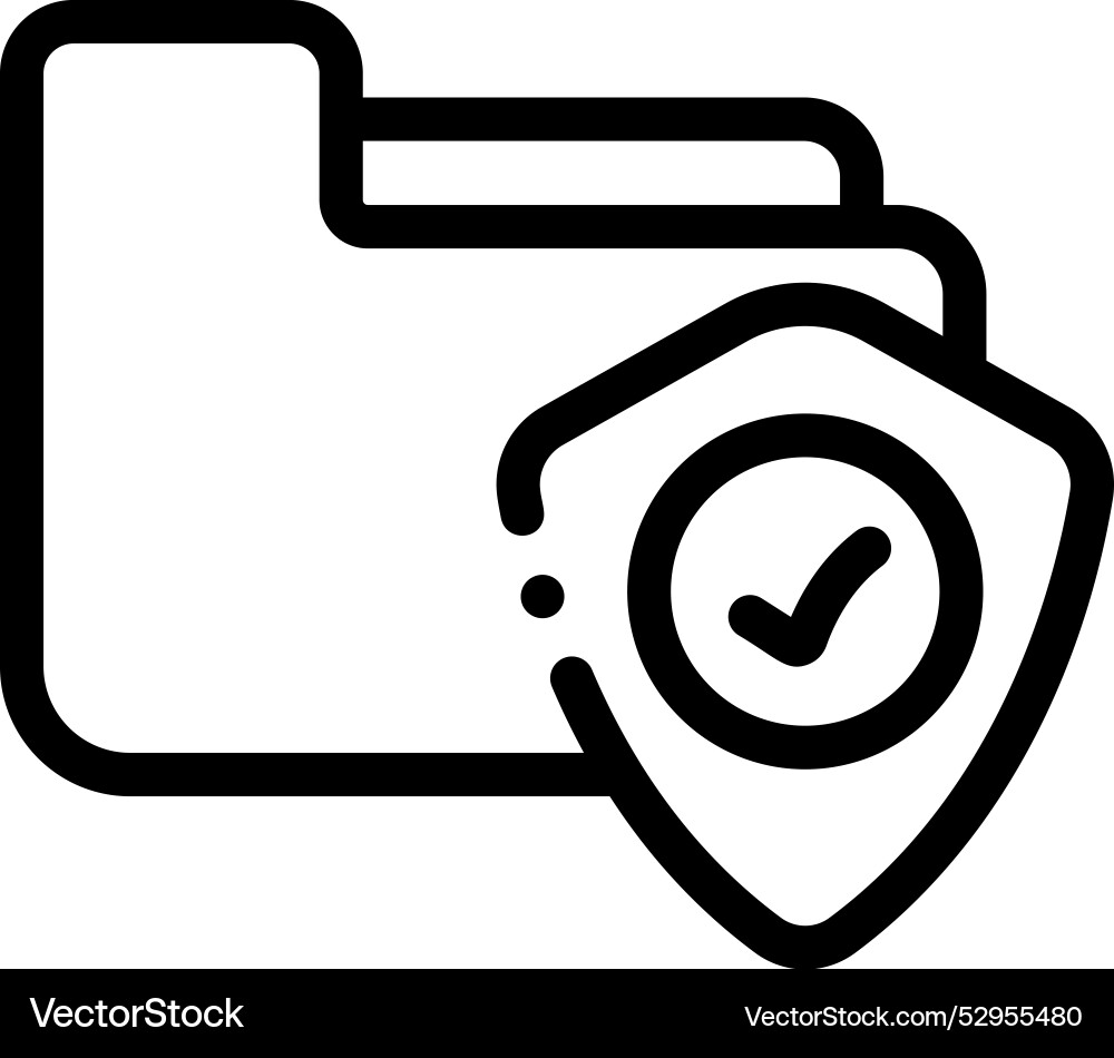 Data storage icon thin linear style design Data storage icon thin linear style design vector image