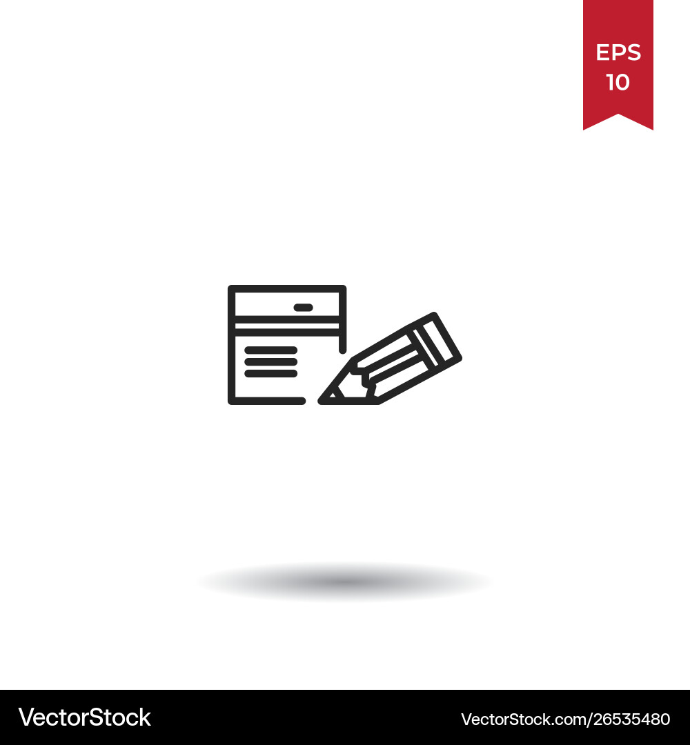 Notes icon Notes icon vector image
