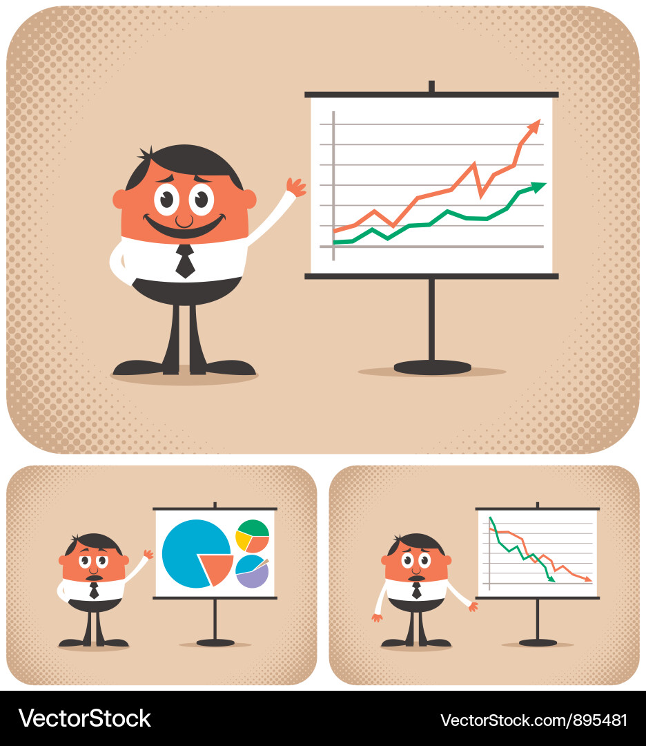 Presentation Character vector image