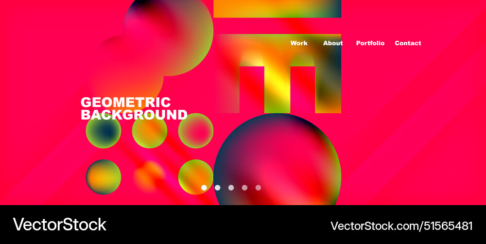 Various colorful geometric shapes abstract web Various colorful geometric shapes abstract web vector image
