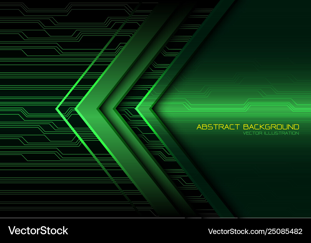 Abstract Circuit Arrow Background vector image