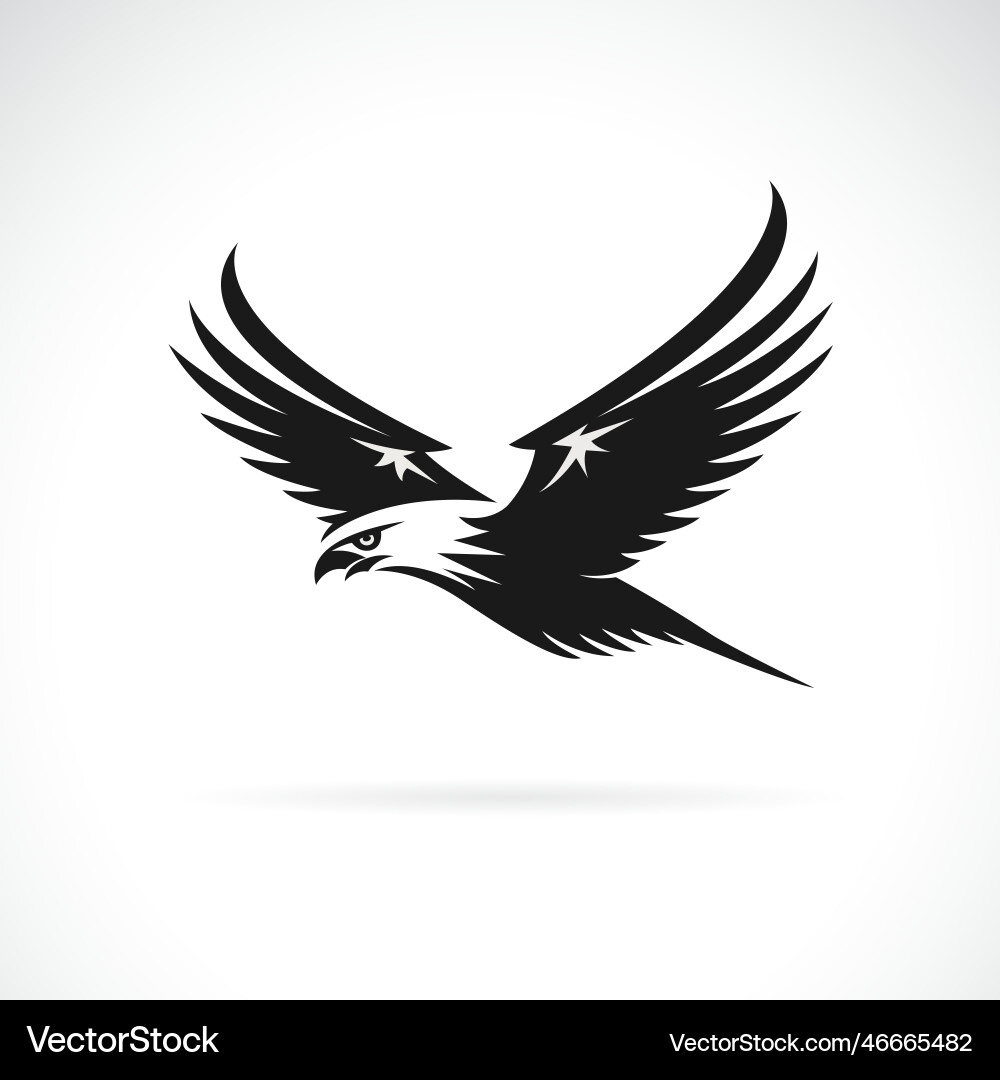 Ein Adler-Design auf weißem Hintergrund einfach bearbeitbar Ein Adler-Design auf weißem Hintergrund einfach bearbeitbar vektorbild