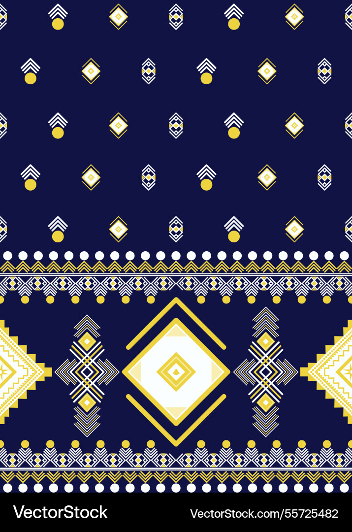 Geometric with triangle and square shape pattern Vector Image