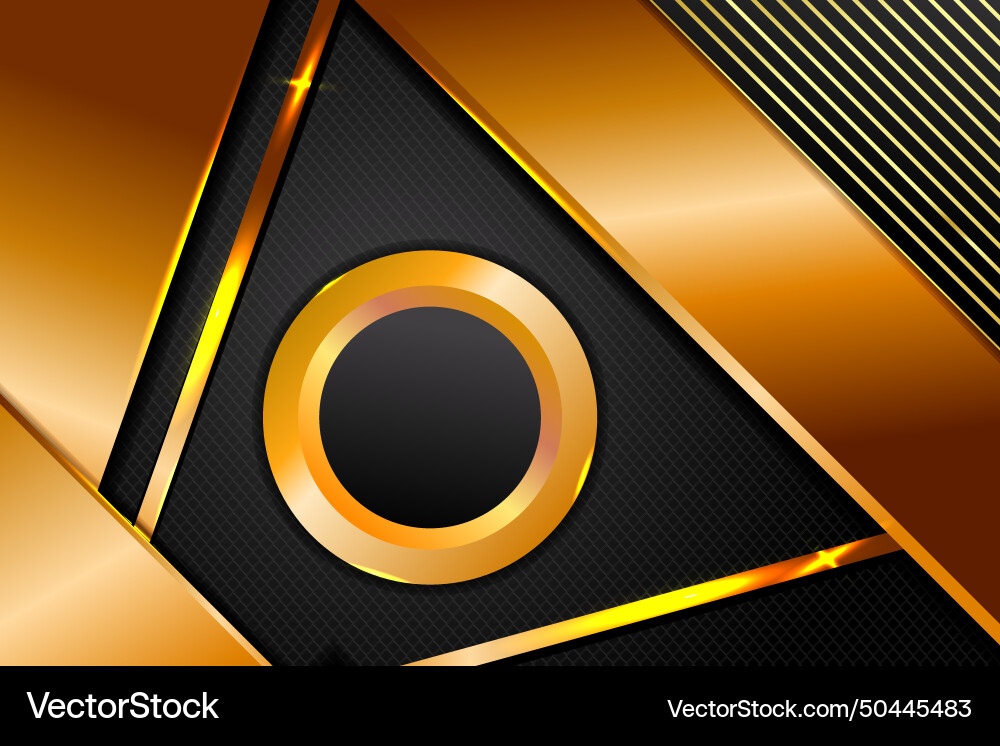 Abstract background rectangle shape with gold Abstract background rectangle shape with gold vector image