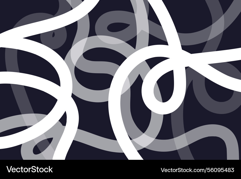 Abstract overlap curvy lines background Abstract overlap curvy lines background vector image