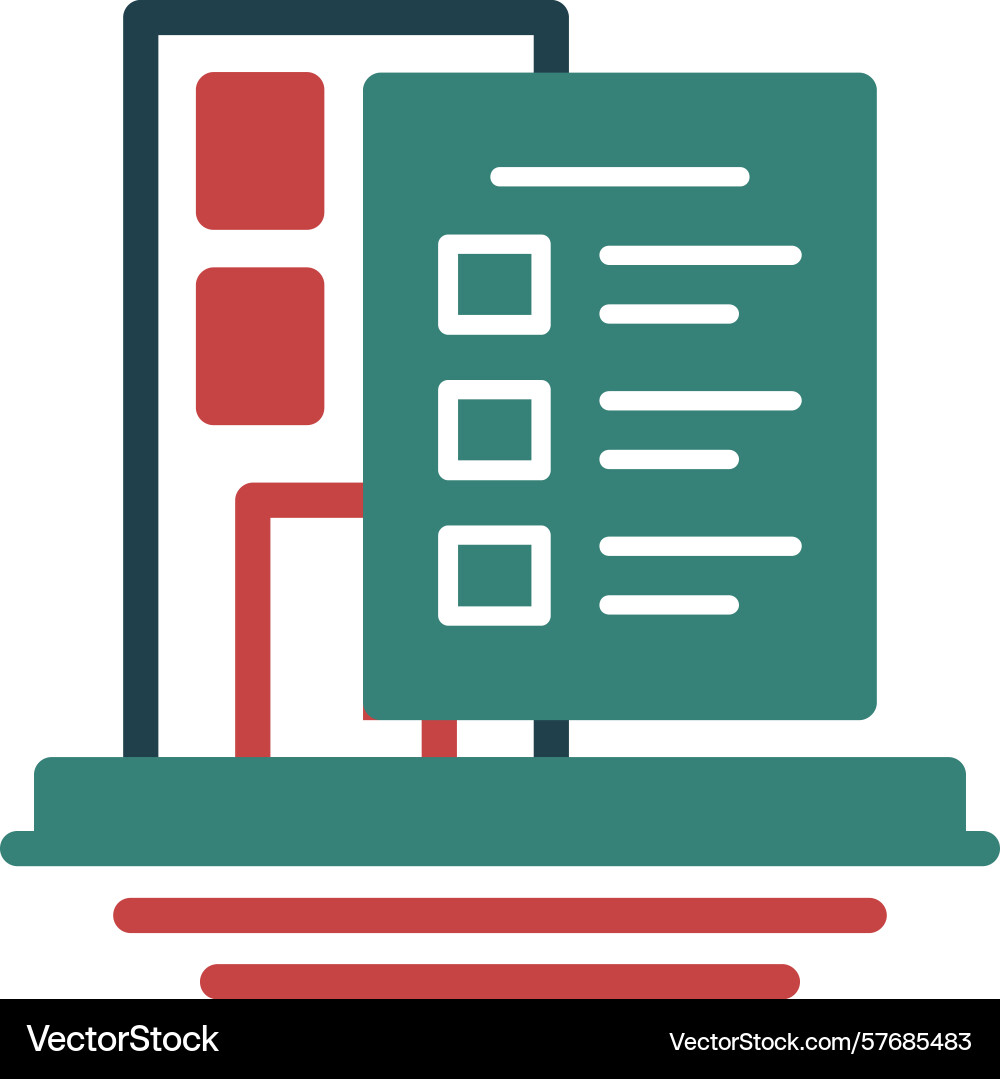 Building codes glyph multi color icon Vector Image