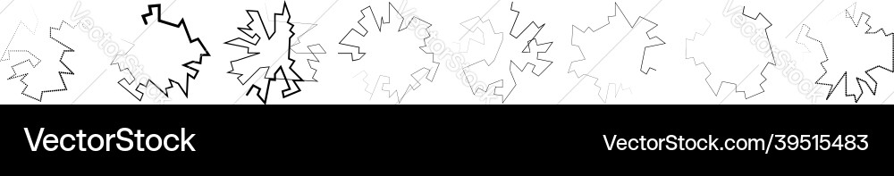 Geometric random circular element abstract Vector Image