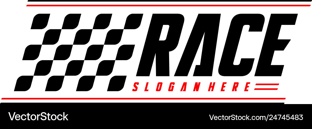 Race flag design concepts icon speed simple Race flag design concepts icon speed simple Vector Image
