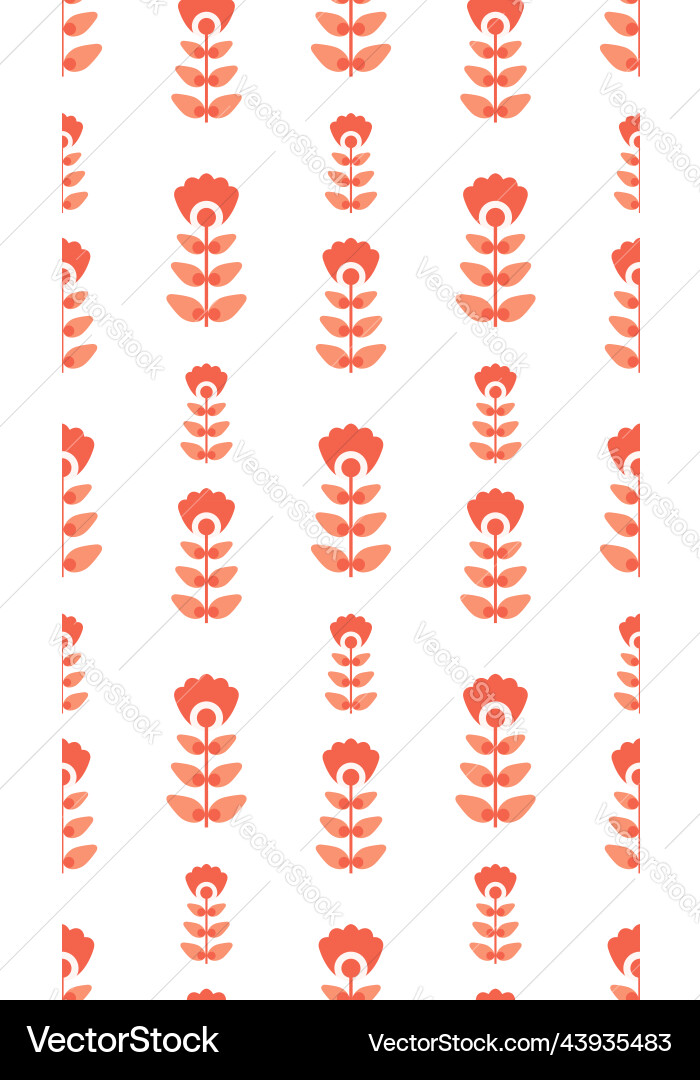 Seamless simple pattern with small red Vector Image