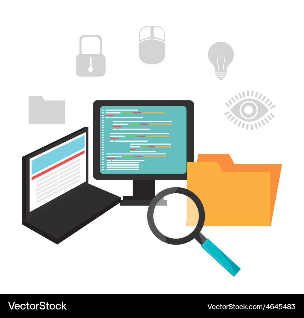 Software design Vector Image