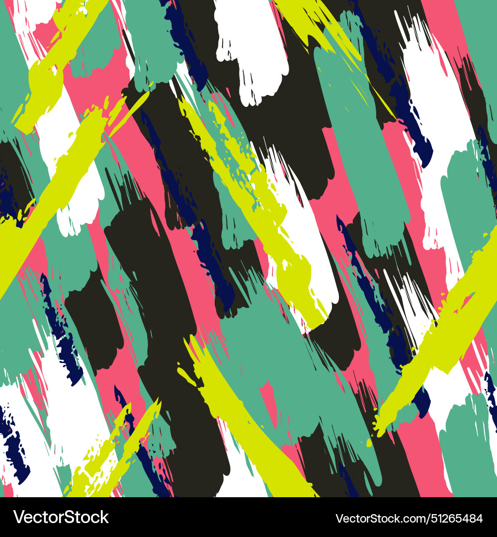 Color line seamless pattern geometric vector image