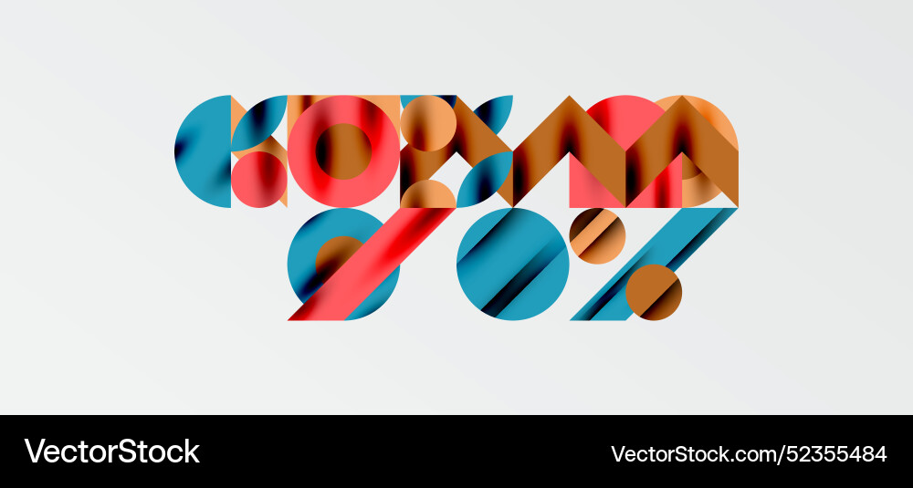 Geometric neo patterns abstract background Vector Image