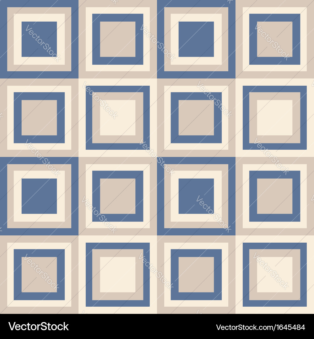 Geometric Square Pattern Vector Image