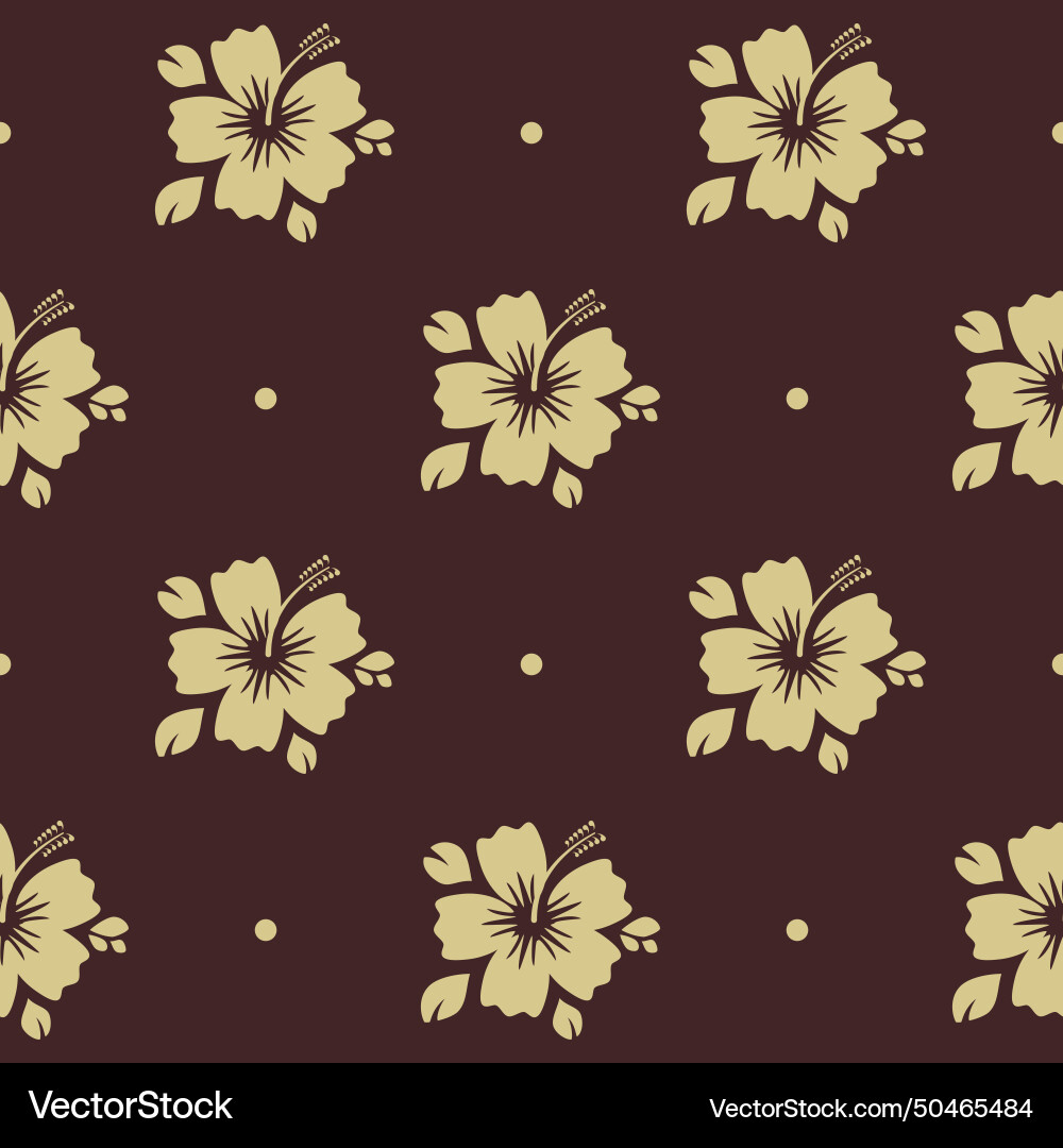 Seamless pattern with flower Seamless pattern with flower vector image