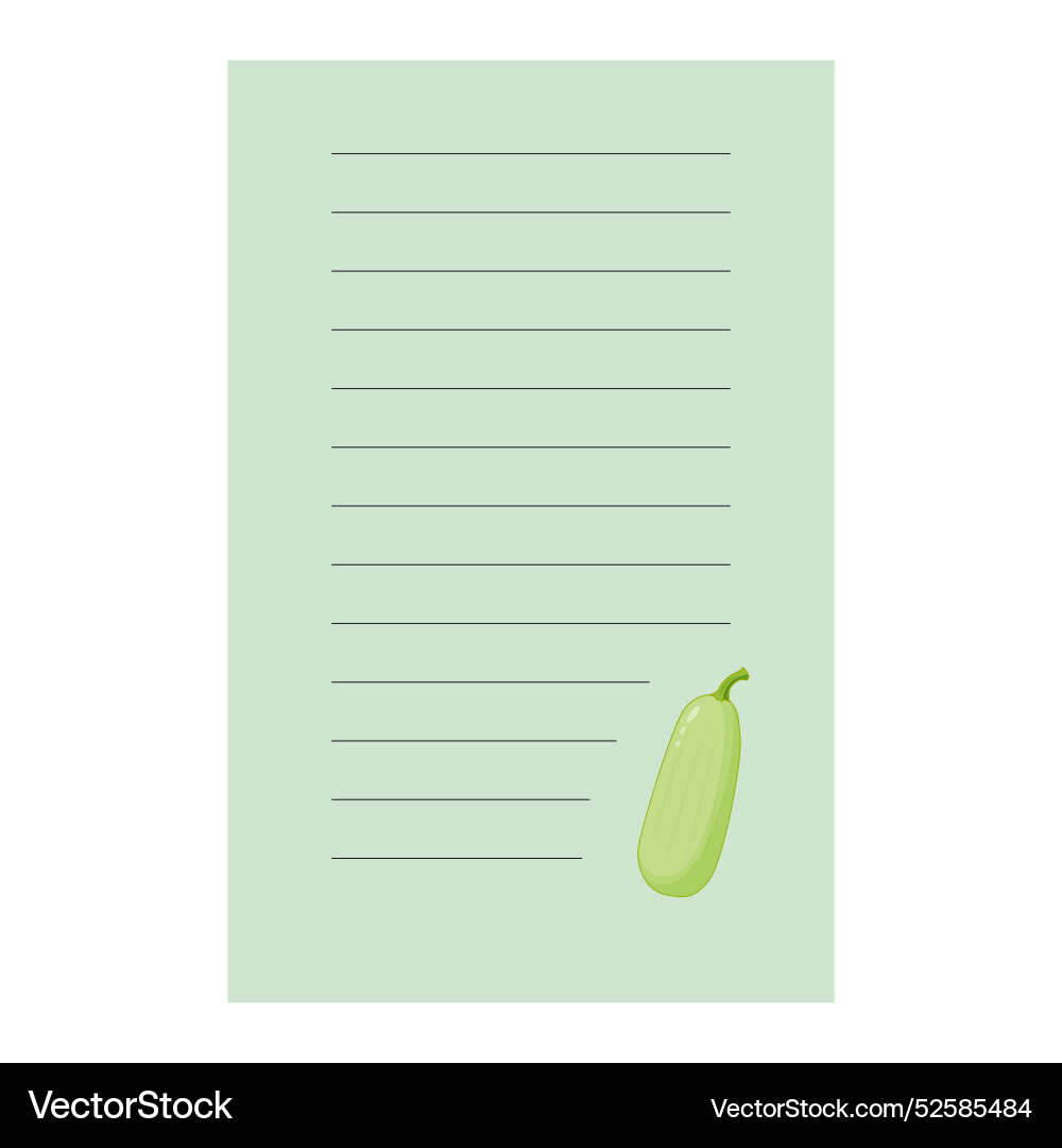 Template for a sheet in notebook Template for a sheet in notebook vector image