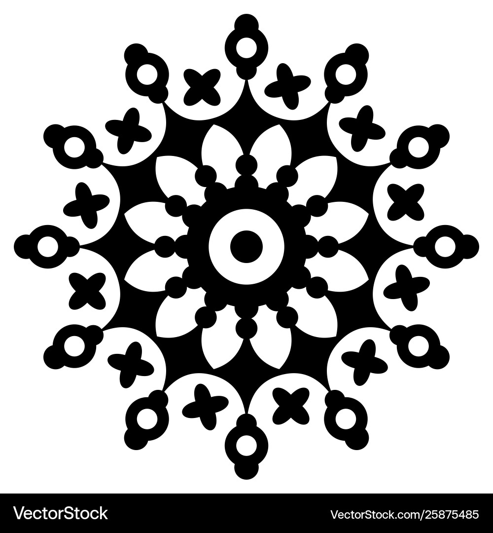 Circular pattern in form mandala Vector Image